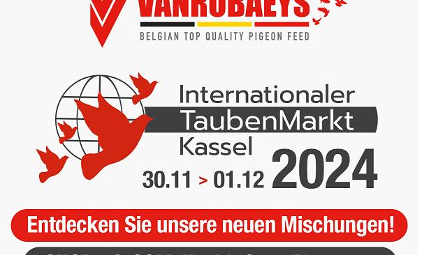 VANROBAEYS op de Internationale TaubenMarkt/DBA in Kassel...